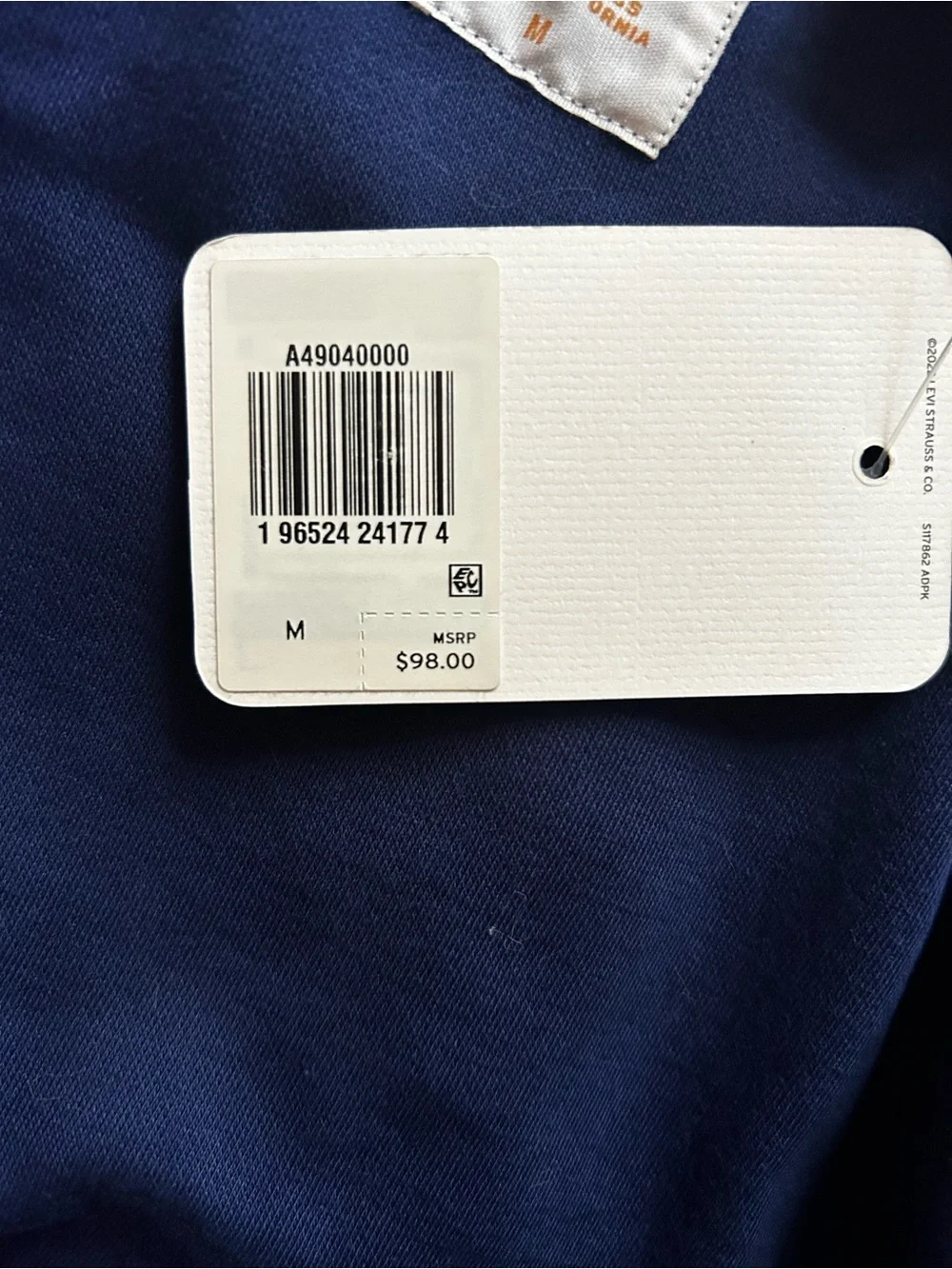 Levi's Men's Navy Full-Zip Sweater